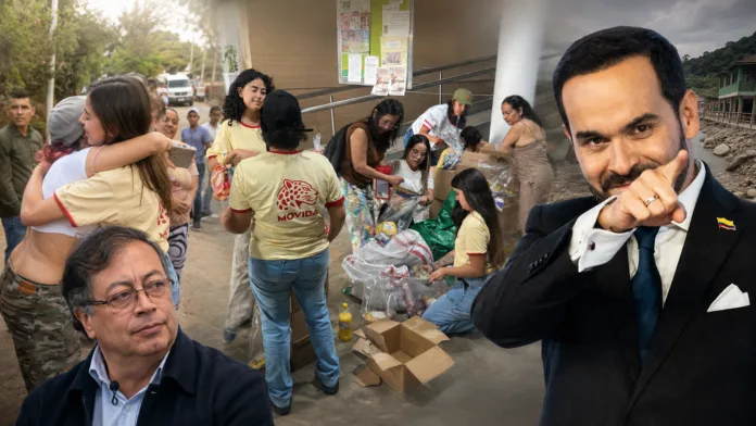 Petro muestra a sus hijas ayudando en Cali mientras lanza una pulla a Abelardo De La Espriella