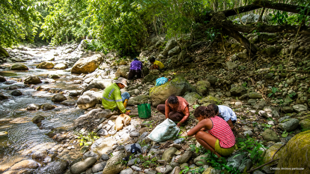 Habitantes realizan recolección comunitaria en una zona de bosque seco de Becerril, Cesar
