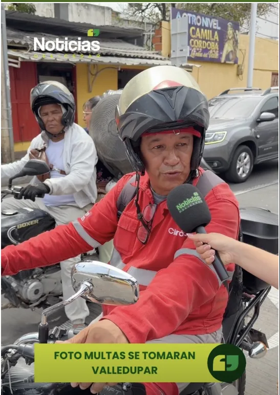 Cámaras de fotomultas y control vial en Valledupar.