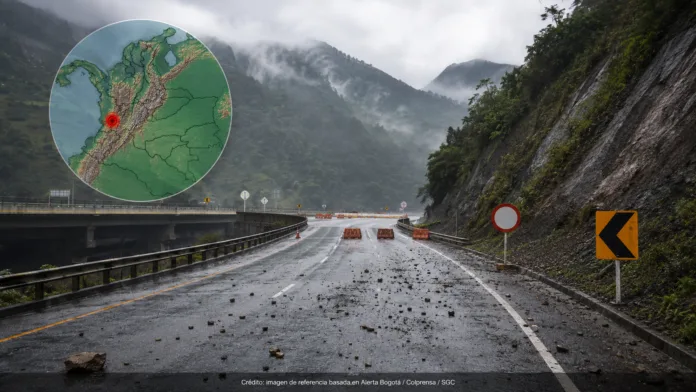 Sismo de 7,4 en Colombia y cierre preventivo de la vía Bogotá–Villavicencio