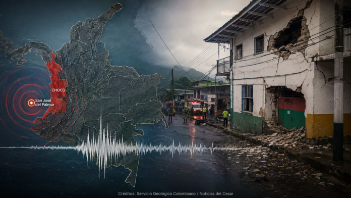 Sismo de 7,4 en Colombia con epicentro en Chocó y réplicas registradas por el SGC