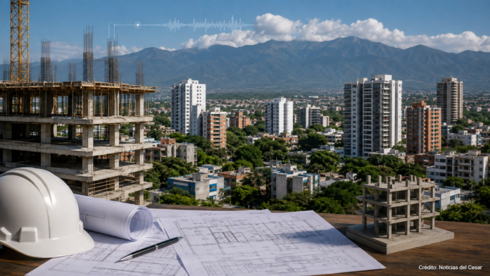 Construcción sismorresistente en Valledupar con edificios y planos estructurales