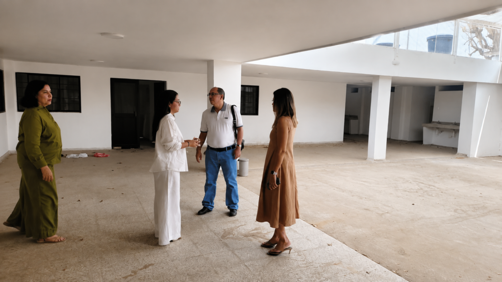 Jesús Javier Suárez Moscote recorre las instalaciones del IDREEC después de la rendición de cuentas del 23 de julio de 2026
