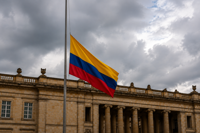 Duelo nacional por terremoto en Colombia con bandera a media asta