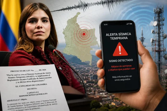 María Lucía Villalba y proyecto de alerta sísmica temprana en Colombia para celulares