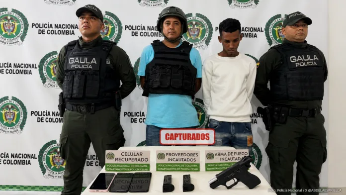 Alias Ever en Valledupar durante captura del Gaula de la Policía