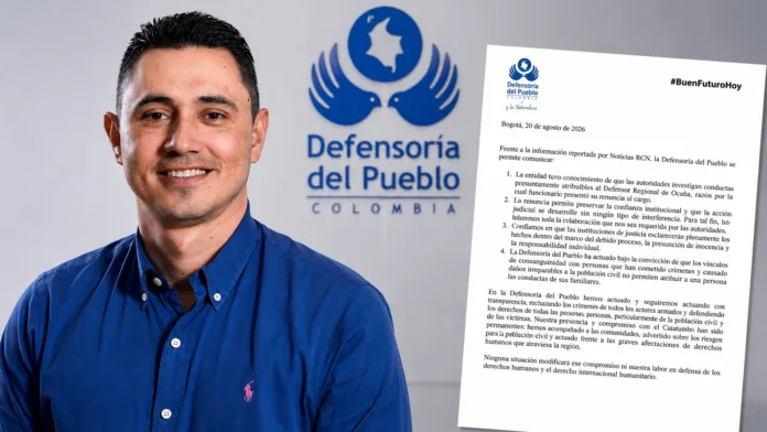 Ever Jesús Pallares, defensor de Ocaña, tras renuncia por investigación sobre presunta filtración al ELN