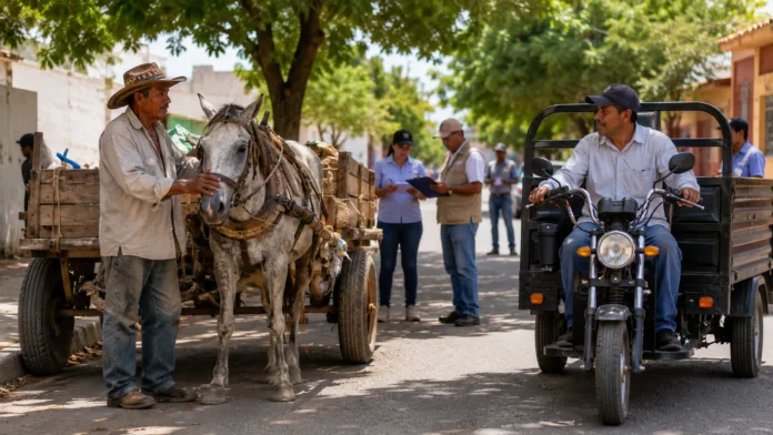Reconversión de carromuleros en Valledupar con motocarros eléctricos