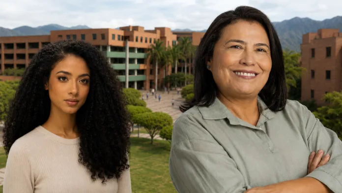 Cenaida Alvis, nueva delegada presidencial ante la UPC, junto a Juliana Guerrero