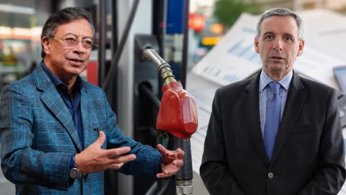 Gustavo Petro y Miguel Gómez enfrentados por el fondo de combustibles y los $9,6 billones del FEPC