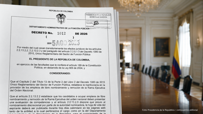 Decreto 1012 de 2026 sobre los nombramientos de Abelardo de la Espriella.