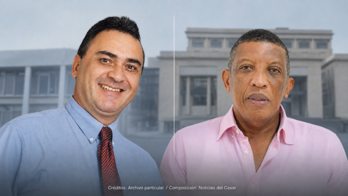 Álvaro Alario y Micher Pérez en debate jurídico por la Alcaldía de Fonseca
