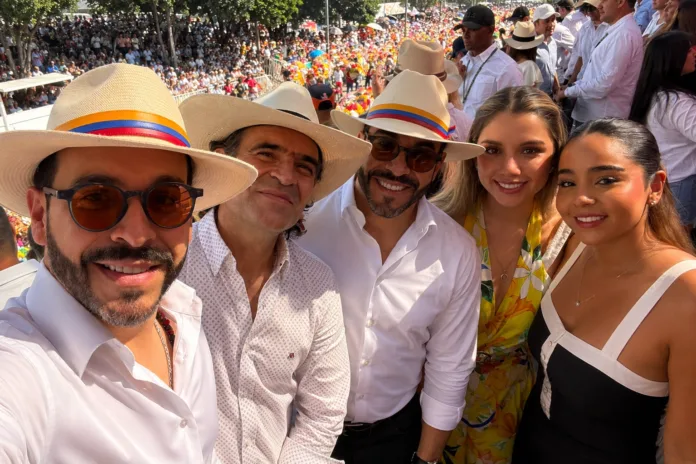 Abelardo de la Espriella en la Feria de las Flores de Medellín