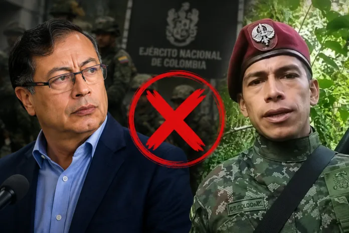 Falso soldado que Gustavo Petro elogió en redes sociales