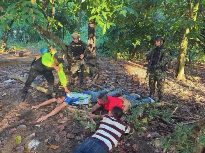 Cuatro capturados tras combate en San Alberto durante operación del Ejército Nacional