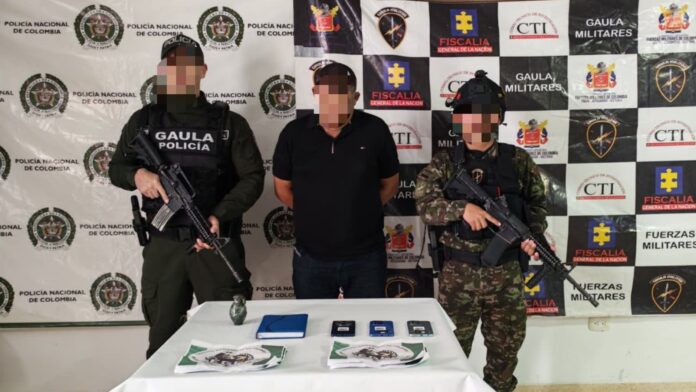 Captura de alias Román durante operativo en Curumaní, Cesar