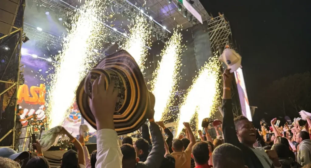 Público disfruta de Vallenato al Parque en Bogotá