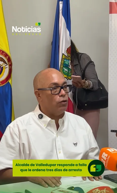 Ernesto Orozco se pronuncia sobre orden de arresto en Valledupar