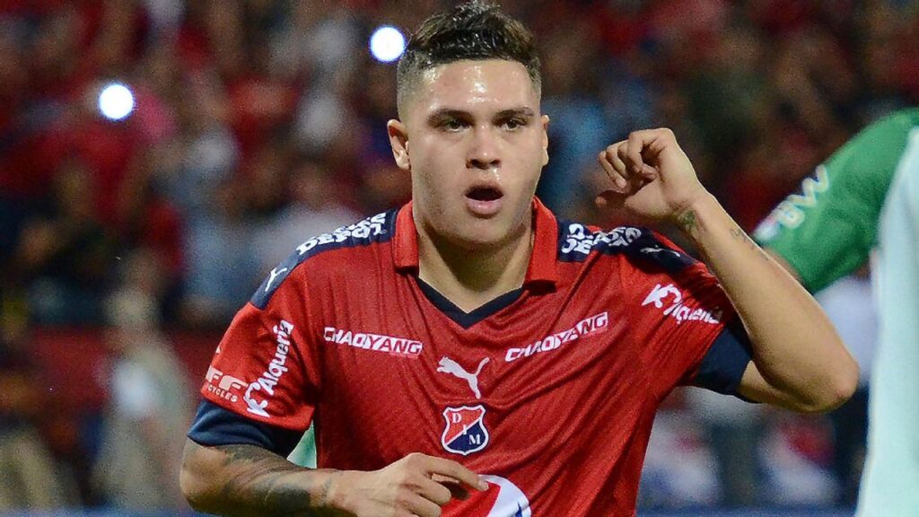 Imagen de Juan Fernando Quintero con la camiseta del Independiente Medellín