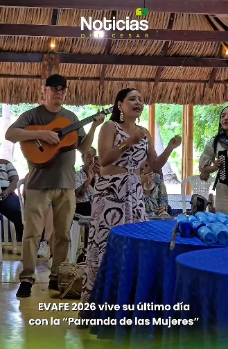 Parranda de las Mujeres durante EVAFE 2026 en Valledupar