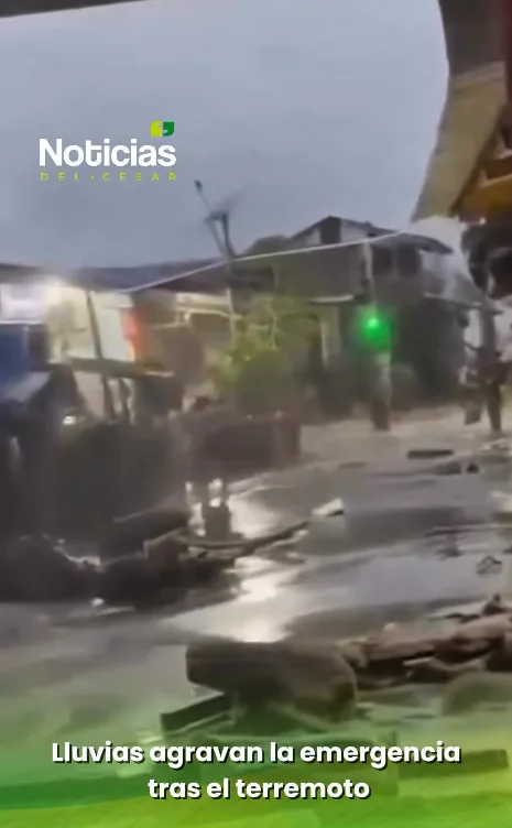 Fuertes lluvias generan inundaciones en territorios afectados por el terremoto