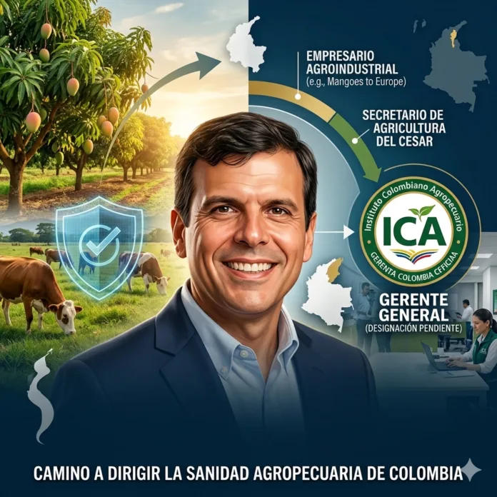 Carlos Eduardo Campo Cuello, posible nuevo gerente general del Instituto Colombiano Agropecuario ICA.