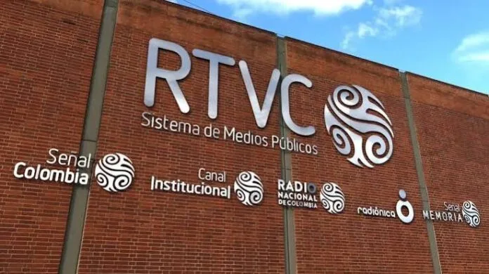Fachada de RTVC, Sistema de Medios Públicos de Colombia, en medio de cambios anunciados por el Gobierno nacional