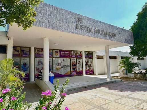 Fachada del Hospital San Juan Bosco de Bosconia, una de las instituciones afectadas por la crisis financiera de la salud.