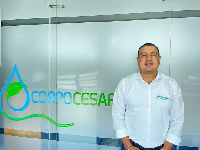 Jorge Luis Fernández Ospino en instalaciones de Corpocesar