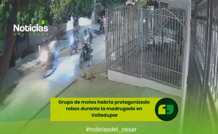 Cámaras registran robo a un ciudadano en Nueva Esperanza de Valledupar