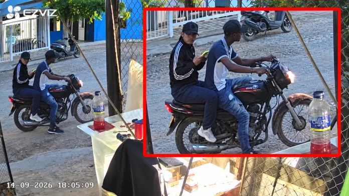 Imágenes de seguridad relacionadas con investigación que dejó tres capturados en Bosconia