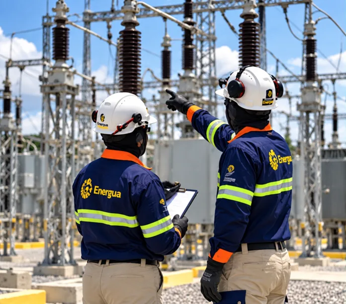Trabajadores de Energua realizan mantenimiento en redes eléctricas de Valledupar