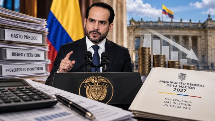 Abelardo De La Espriella anuncia plan de austeridad y recortes en el Presupuesto General de la Nación 2027