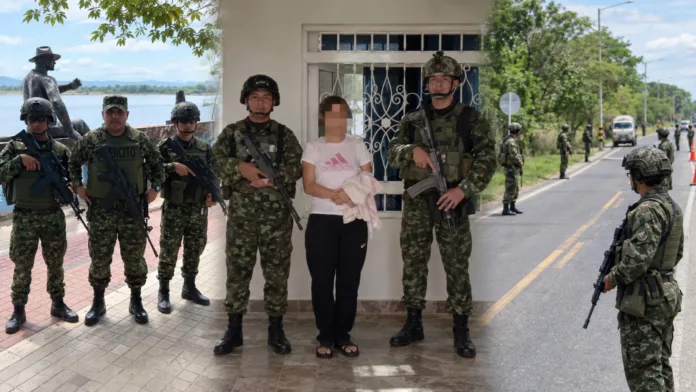 Mujer secuestrada en Simaña junto a tropas del Ejército Nacional