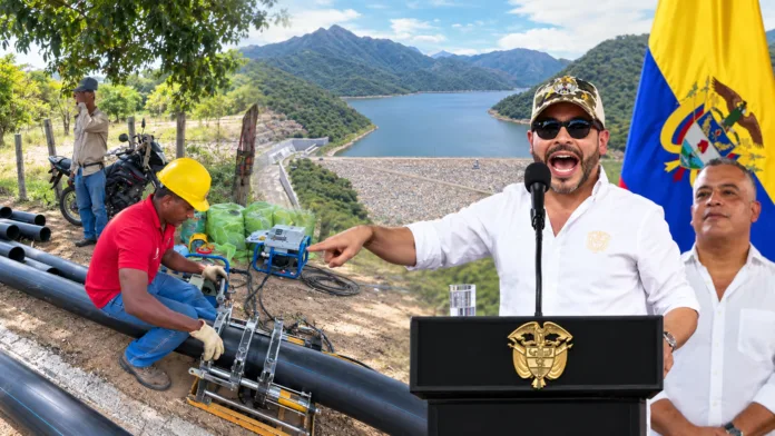 Abelardo De La Espriella habla sobre el acueducto de La Junta, cuyas obras continúan en ejecución