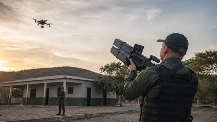 Detectores de drones en el Cesar para proteger instalaciones de la Fuerza Pública