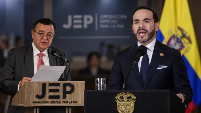Abelardo De La Espriella y Alejandro Ramelli por debate sobre recorte que podría cerrar la JEP