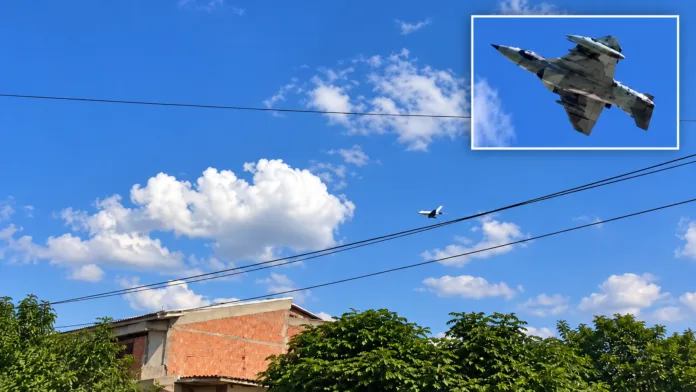 Dos posibles cazas Kfir sobrevolaron Valledupar este domingo