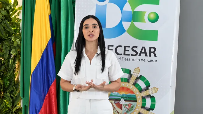 María Isabel Gutiérrez presenta las cuentas de Idecesar de la vigencia 2025.