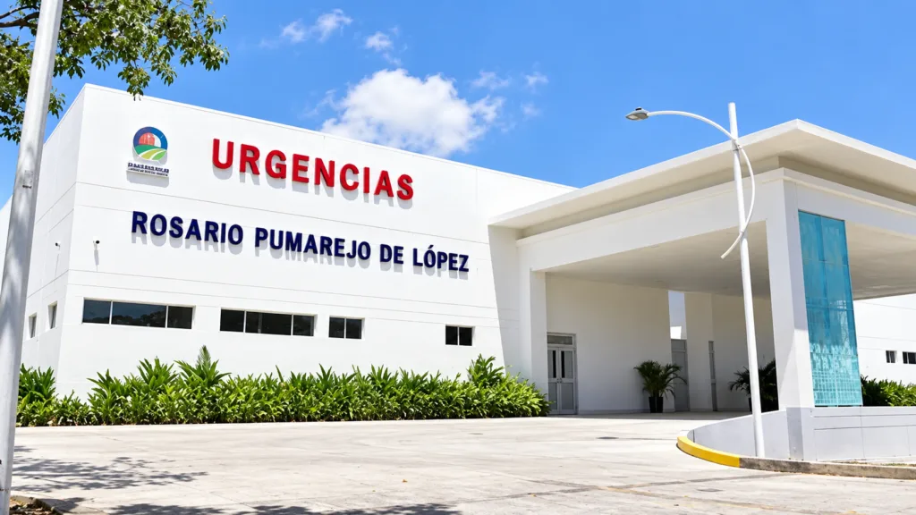 Fachada de Urgencias del Hospital Rosario Pumarejo de López, en Valledupar.