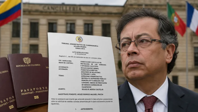 Modelo de pasaportes de Petro suspendido por el Tribunal