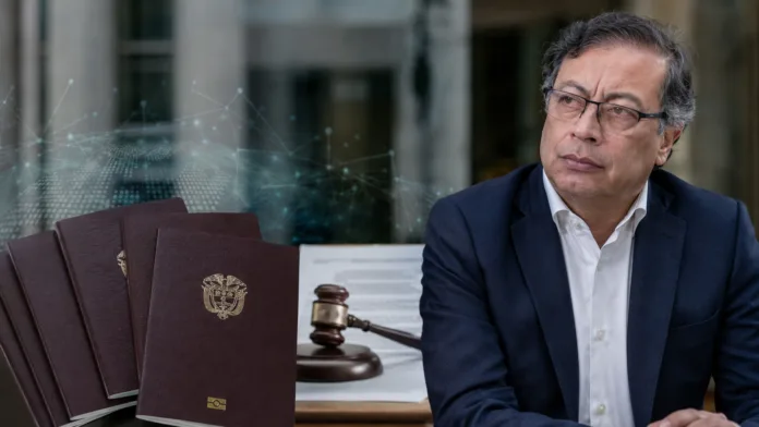 Gustavo Petro reacciona a la suspensión de pasaportes en Colombia