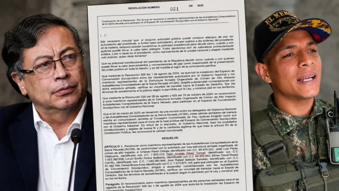 Resolución de Petro sobre Bendito Menor y suspensión de captura