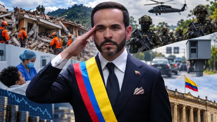 Primer mes de Abelardo De La Espriella con seguridad, terremoto, salud y fotomultas