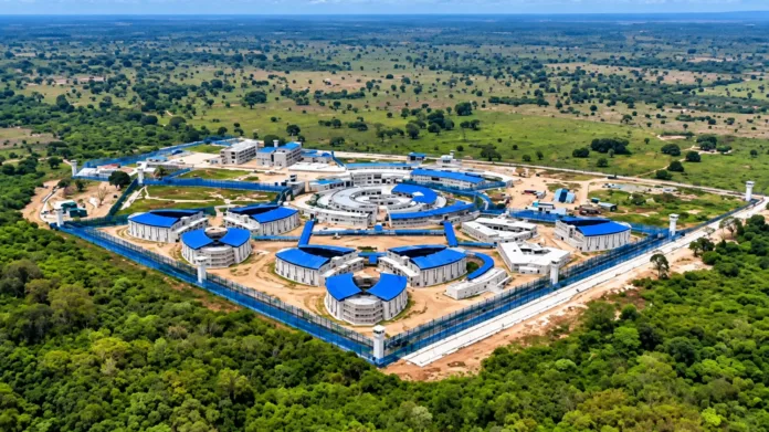 Vista aérea de la megacárcel de Sabanas de San Ángel, Magdalena