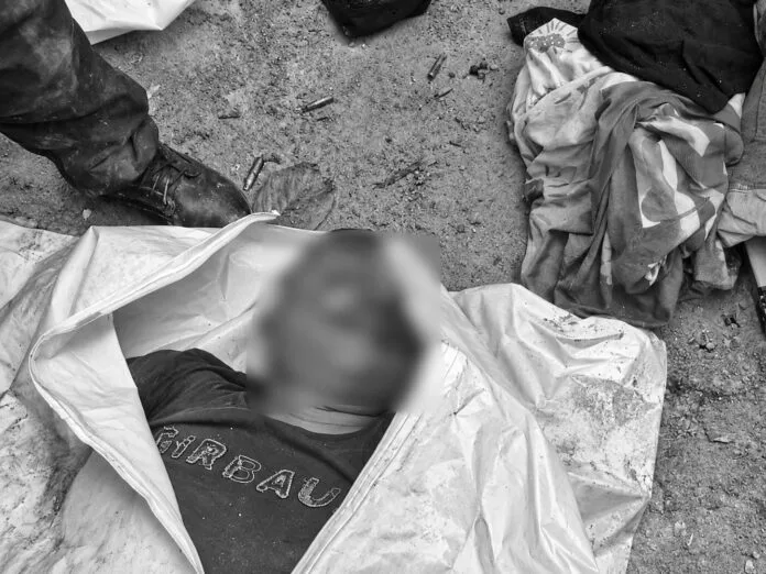 Imagen relacionada con el operativo en el que murió alias Cholo, cabecilla de las ACSN
