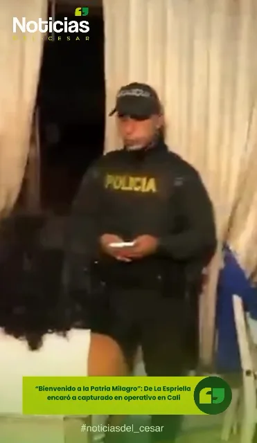 Abelardo De La Espriella durante operativo de seguridad en Cali
