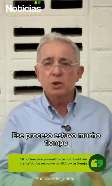 Álvaro Uribe se pronuncia sobre la investigación por El Aro y La Granja