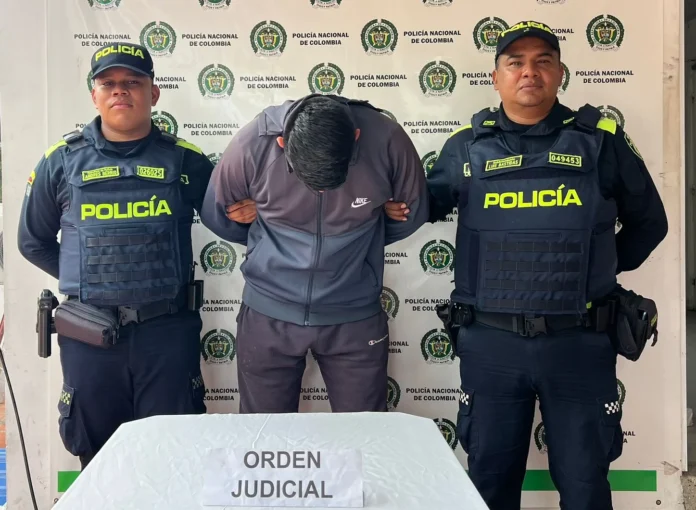 Hombre capturado por violencia intrafamiliar en La Paz, Cesar