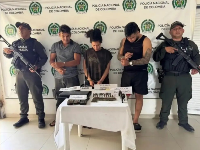 Tres capturados por presunta relación con las ACS en Bosconia durante operativo policial